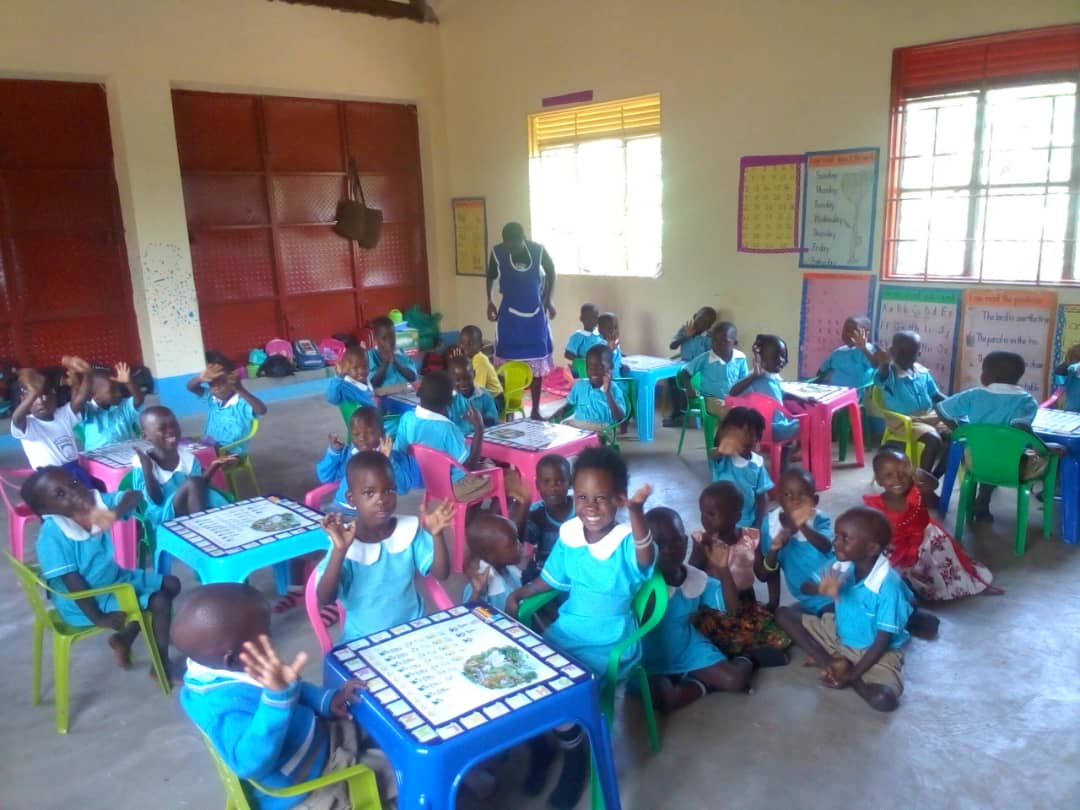 New classroom interior at Sunrise Primary School Nabiyagi